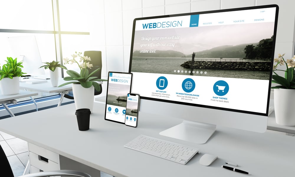 web design devices mockup